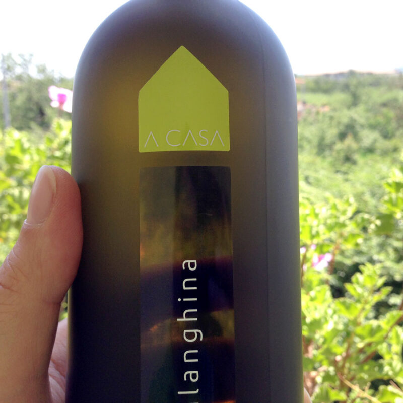 Acasa-1 Vini A Casa, nuova etichetta per vino bianco. Vincitrice del premio One More Pack di Grafica Metelliana