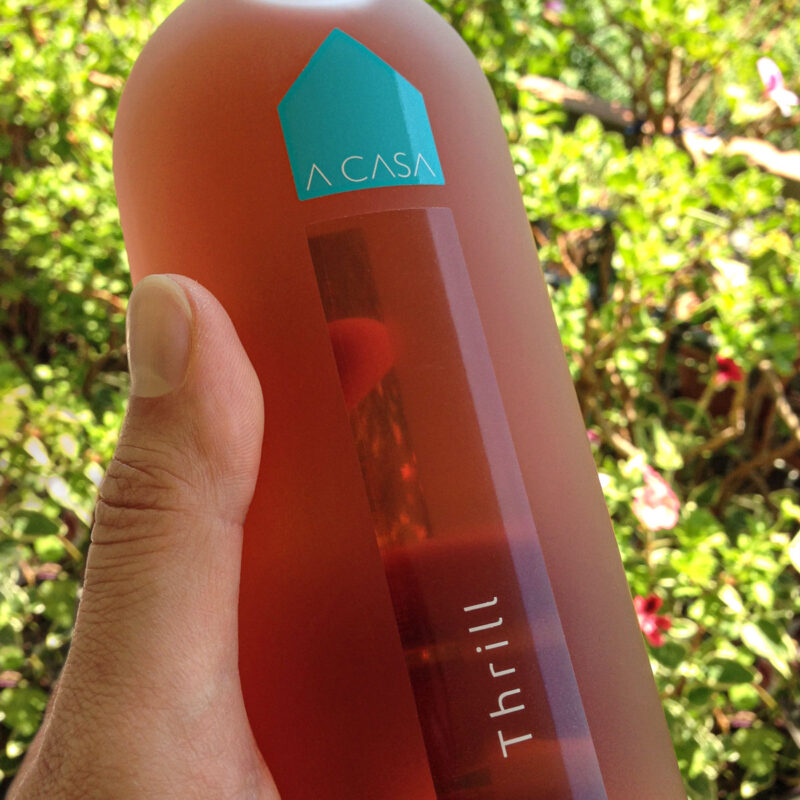 Acasa-2 Vini A Casa, nuova etichetta per vino rosè. Vincitrice del premio One More Pack di Grafica Metelliana