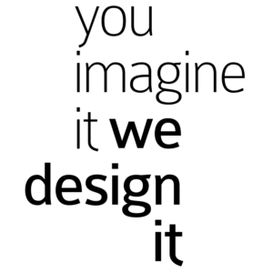 you imagine it - we design it logo